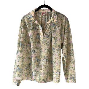 Vintage Paris Star Pastel Floral Blouse